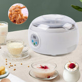 TFCFL 1.5L Cuisine Yogurt Maker, Stainless Steel Automatic Digital Yogurt Natto Machine,for Natto Rice Wine Making